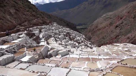 Salt Mines of Andes Stock-Footage 68780096