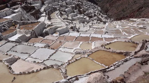 Salt Mines Pan Up Stock-Footage 68780107