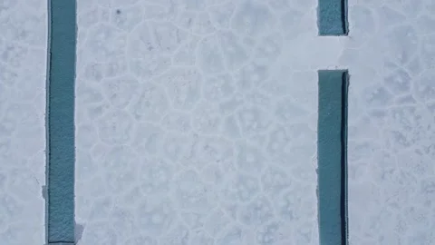 Salt pans Video stock 245451100