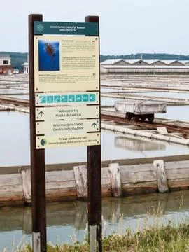 Salt pans Stock Photos