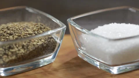 Salt. Pepper.Macro Video stock 139759660