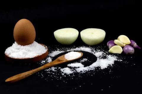 Salt on 写真素材