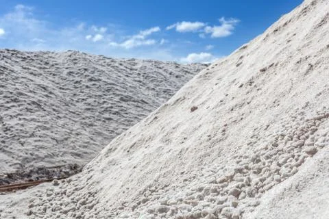 Salt pile 库存照片