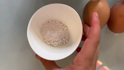 Salt is placed on the table Stock Footage 230630212