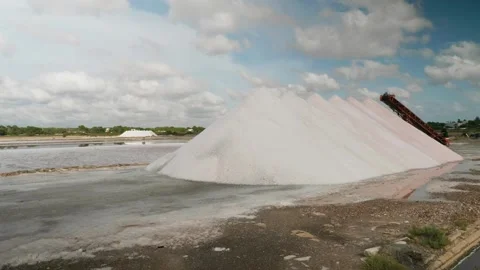Salt production Stock Footage 131346712