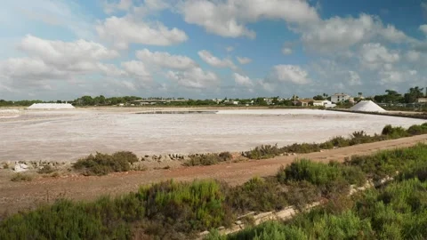 Salt production Stock Footage 131346849
