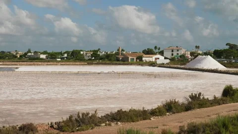 Salt production Stock Footage 131347028