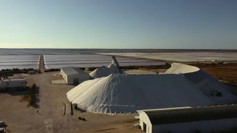 Salt quarry,4k drone  Stock Footage 165628382