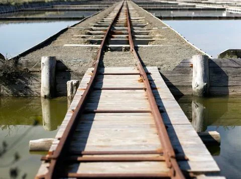 Salt railroad Stock Photos