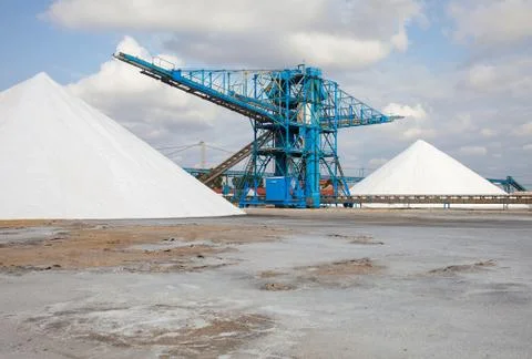 Salt refinery Stock Photos