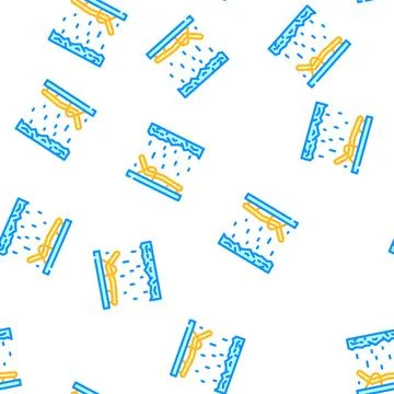 Salt room vector seamless pattern Stock Illustration