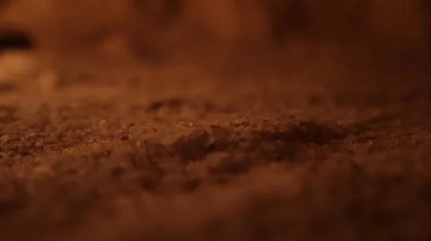 Salt in the salt cave closeup Stock Footage 61243616
