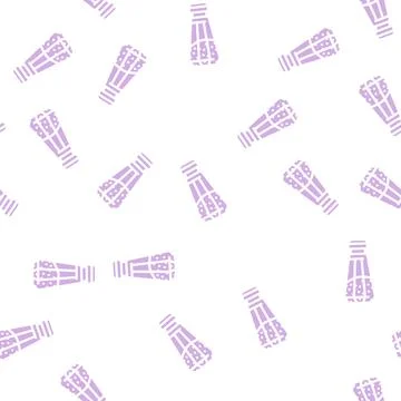 Salt in salt shaker glyph vector seamless pattern Stock Illustration