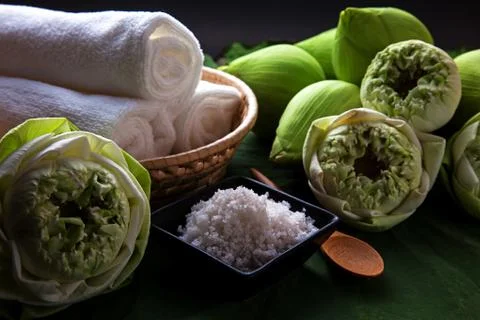 Salt scrub Stock Photos