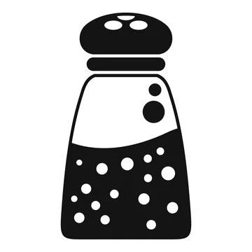 Salt shaker adding flavor and seasoning to dishes Stock Illustration