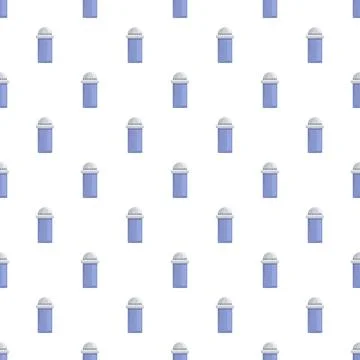 Salt shaker blue condiment dispenser seamless pattern Stock Illustration