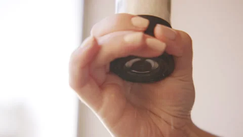 Salt Shaker in Hand 60fps Stock Footage 179792545