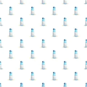 Salt shakers repeating in seamless pattern background イラスト素材