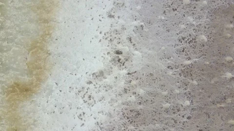 Salt surface of lake Baskunchak in Astrakhan region, Russia Stock Footage 163928145