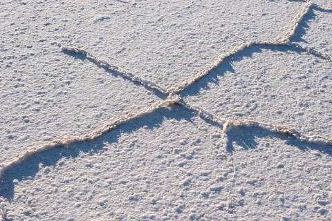 Salt surface Stock Photos