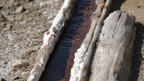 Salt water channel Stock Footage 294087124