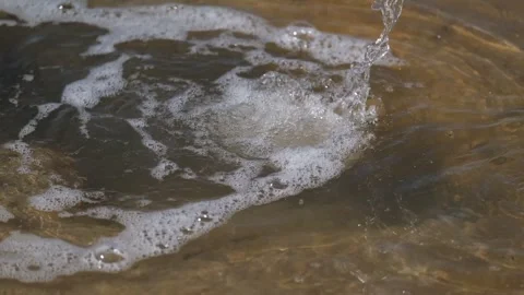 Salt water source Video stock 294087540