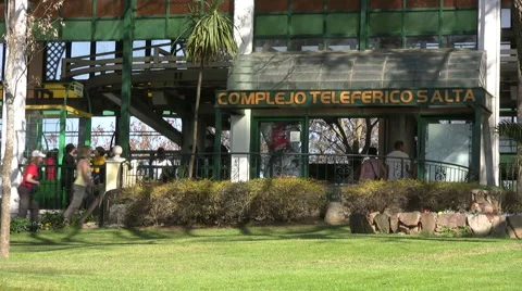 Salta Cable Car Station 스톡 동영상 890734