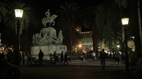 Salta Central Square Stock-Footage 882595