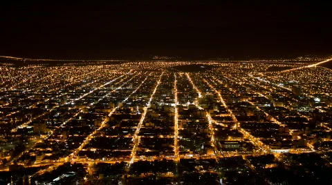 Salta at Night 库存影片 860735