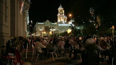 Salta at Night Stock-Footage 876189