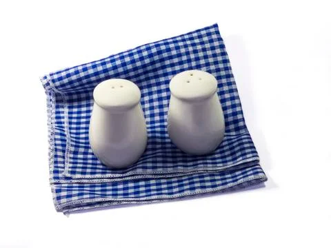 Saltcellar and pepperbox Stock Photos