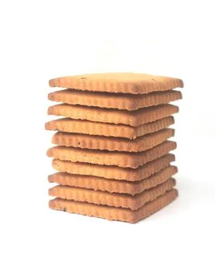 Salted Biscuits. Snacks that are much salted and such sweetness made with C.. Stock Photos