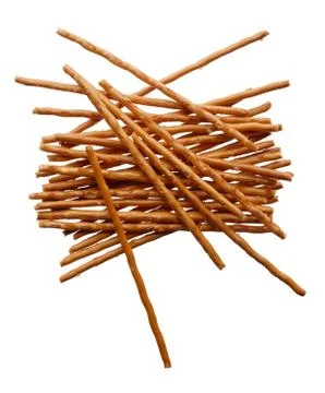 Salted bread sticks Stock Photos