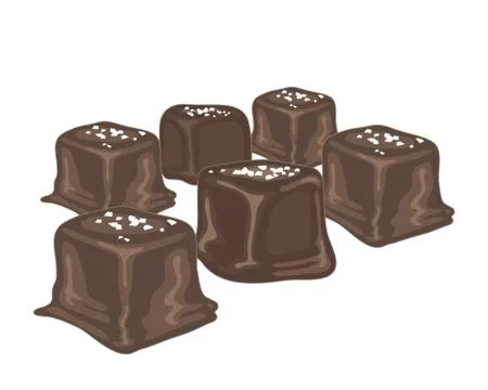 Salted caramel Stock Illustration
