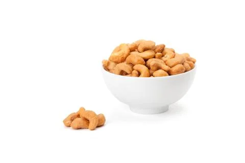 Salted cashew nuts Stock Photos