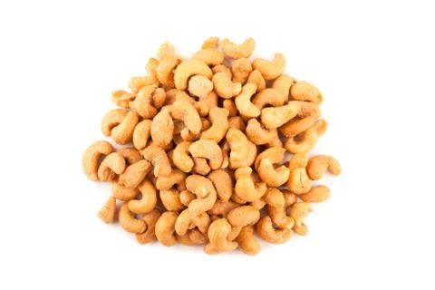 Salted cashew nuts Stock Photos