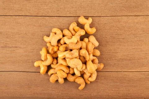 Salted cashew nuts Stock Photos