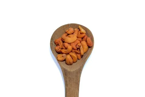 Salted cashew nuts Stock Photos