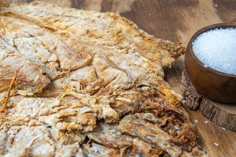 Salted cod. Fanesca ingredient, typical Ecuadorian dish Foto stock