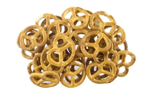 Salted cookies stack Stock Photos