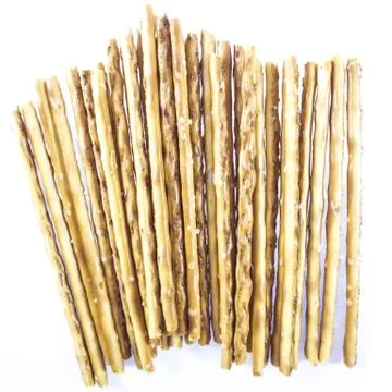 Salted cookies stack Stock Photos