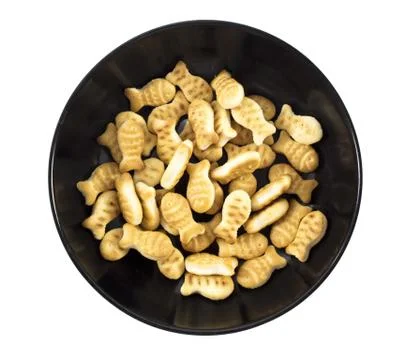 Salted cookies stack Stock Photos