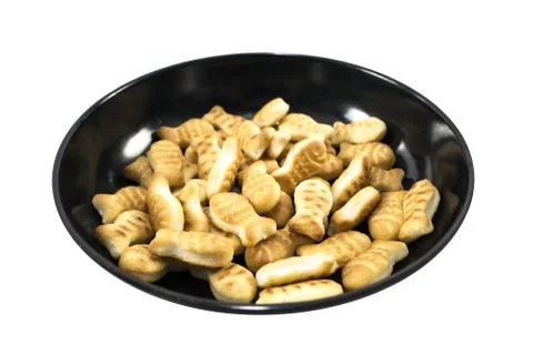 Salted cookies stack Stock Photos