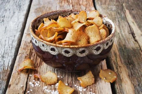 Salted crackers Stock Photos