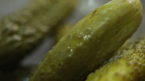 Salted cucumbers Video stock 140538739