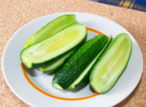 Salted cucumbers Foto stock