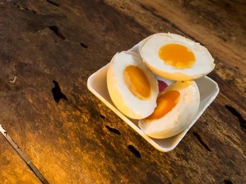 Salted duck eggs Stock Photos