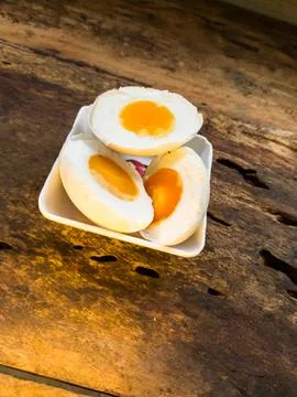 Salted duck eggs Stock Photos