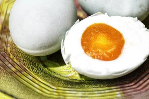 Salted duck eggs Fotos Stock