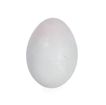 Salted egg isolated on the white background. Stock Photos